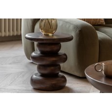 Gallery Direct Sculpt Mango Wood Side Table
