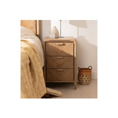 Atauro Reclaimed Wood Small Bedside Table