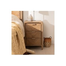 Atauro Reclaimed Wood Small Bedside Table