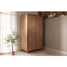 Atauro Reclaimed Wood Double Wardrobe