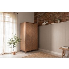 Atauro Reclaimed Wood Double Wardrobe