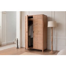 Jude Reclaimed Wood Double Wardrobe
