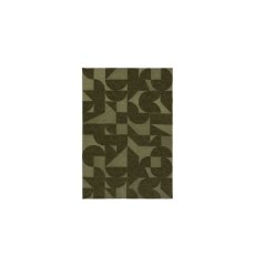 Gallery Direct Cortland Block Rug Olive