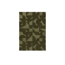 Gallery Direct Cortland Block Rug Olive