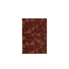 Gallery Direct Cortland Block Rug Nutmeg