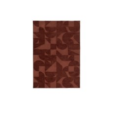 Gallery Direct Cortland Block Rug Nutmeg