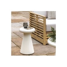 Gallery Direct Pavia Outdoor Cream Concrete Side Table