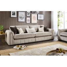 Glamour Plush Large 3 Seater Sofa