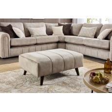 Glamour Plush Footstool