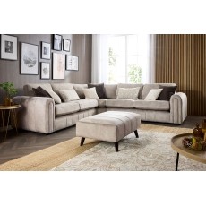 Glamour Plush Footstool