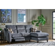 Ace Fabric Reclining Motion Chaise Lounger Sofa