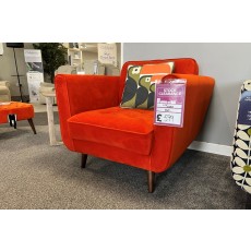 Ex-Display Redruth - Orla Kiely Ivy Chair | Glyde Velvet Tomato