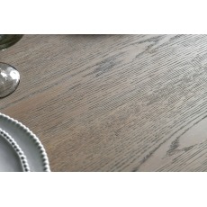 Gallery Direct Artisan Limewash Oak Extending Dining Table Set with 6 Chairs & Bench