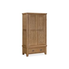 Tewkesbury Smoked Oak Double Wardrobe