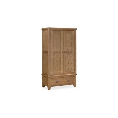 Tewkesbury Smoked Oak Double Wardrobe