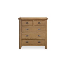 Tewkesbury Smoked Oak 5 Drawer Chest of Drawers