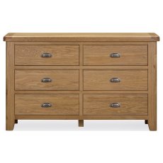 Tewkesbury Smoked Oak 6 Drawer Chest of Drawers