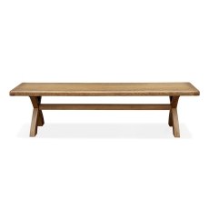 Tewkesbury Smoked Oak 200cm Dining Bench