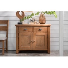 Tewkesbury Smoked Oak Narrow Sideboard