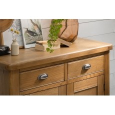 Tewkesbury Smoked Oak Narrow Sideboard