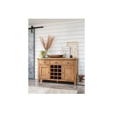 Tewkesbury Smoked Oak Wide Sideboard