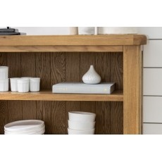 Tewkesbury Smoked Oak Small Bookcase