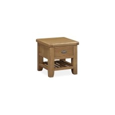 Tewkesbury Smoked Oak Lamp Table