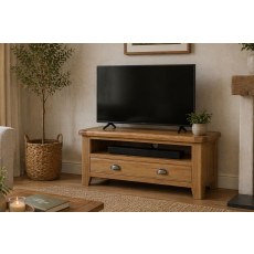 Tewkesbury Smoked Oak TV Unit