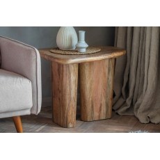 Gallery Direct Hoffman Mango Wood Side Table