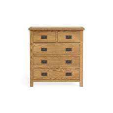 Salisbury Lite Oak 2 Over 3 Chest of Drawers