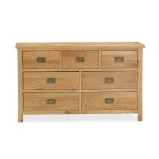 Salisbury Lite Oak 3 Over 4 Chest of Drawers
