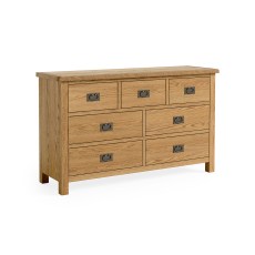 Salisbury Lite Oak 3 Over 4 Chest of Drawers