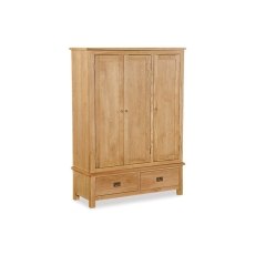 Salisbury Lite Oak Triple Wardrobe