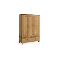 Salisbury Lite Oak Triple Wardrobe