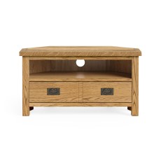 Salisbury Lite Oak Corner Media TV Stand