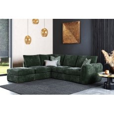 Upton Fabric Chaise Corner Sofa - Standard Back
