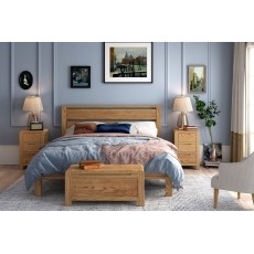 Bergen Solid Oak Bed Frame