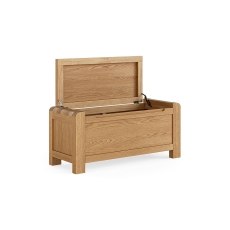 Bergen Solid Oak Blanket Box