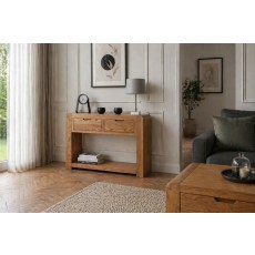 Bergen Oak Console Table