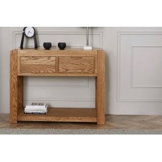Bergen Solid Oak Console Table