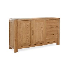 Bergen Solid Oak Large Sideboard