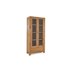 Bergen Solid Oak Display Cabinet
