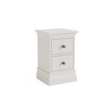 Bordeaux Painted Cotton Narrow Bedside Table