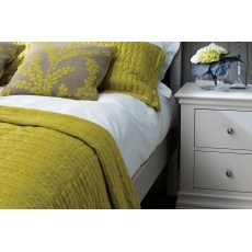 Bordeaux Painted Cotton 2 Drawer Bedside Table