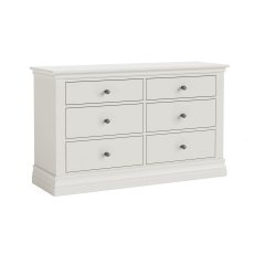 Bordeaux Painted Cotton 6 Drawer Chest Of Drawers