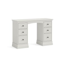 Bordeaux Painted Cotton Double Pedestral Dressing Table
