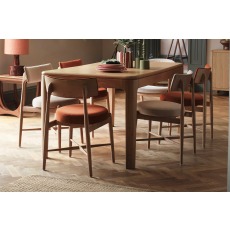 G Plan Maddison Oak 160-200cm Extending Dining Table Set & 6 Chairs