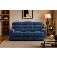 Halo Tech Fabric 3 Seater Power Head Tilt Recliner Sofa Halo Tech Fabric 3 Seater Power Head Tilt Recliner Sofa