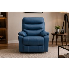 Halo Tech Leather Power Head Tilt Recliner Chair Halo Tech Leather Power Head Tilt Recliner Chair