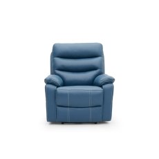 Halo Tech Leather Power Head Tilt Recliner Chair